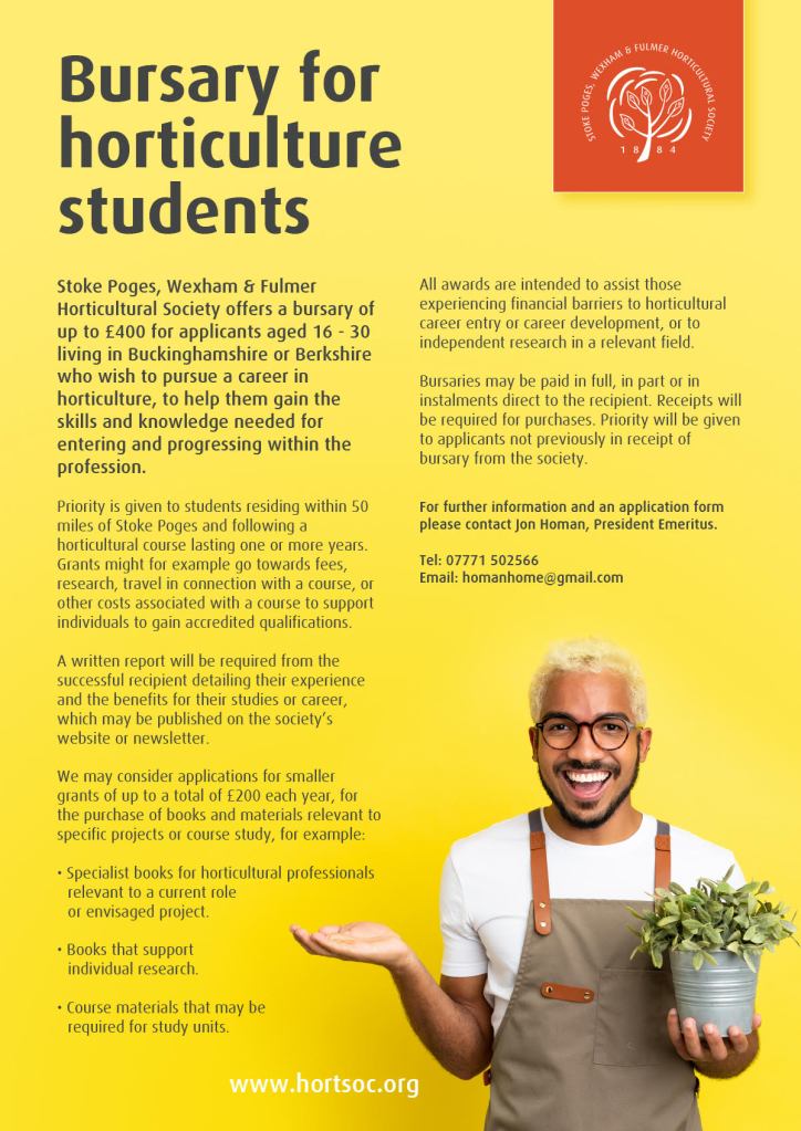 Bursary information poster